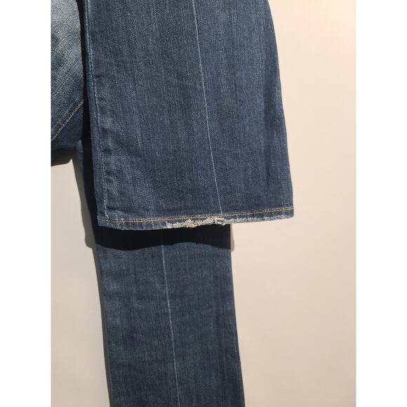 7 for all mankind Bootcut Rhinestone Pocket Jeans - Picture 6 of 7